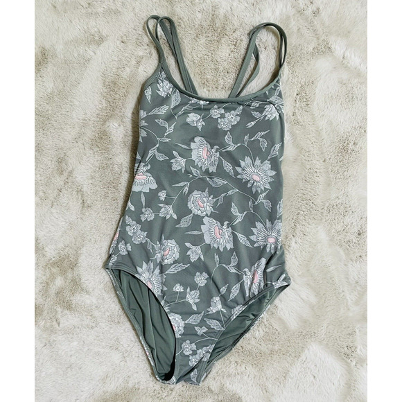 Carve Designs Swim Carve Design One Piece Swimsuit Green Floral